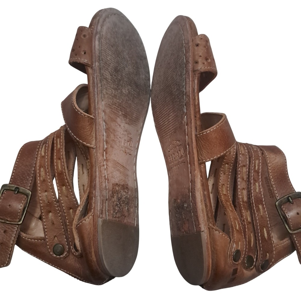Bed Stu Artemis Sandal Womens 7 Brown Leather Strappy Gladiator Boho Festival - Picture 8 of 11